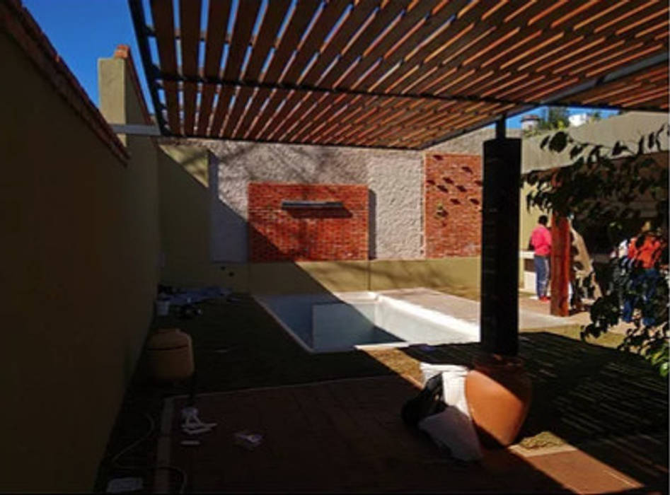 Diseño y construcción de Casa "patios entre medianeras" por 1.61 Arquitectos, 1.61arquitectos 1.61arquitectos Garden Shed