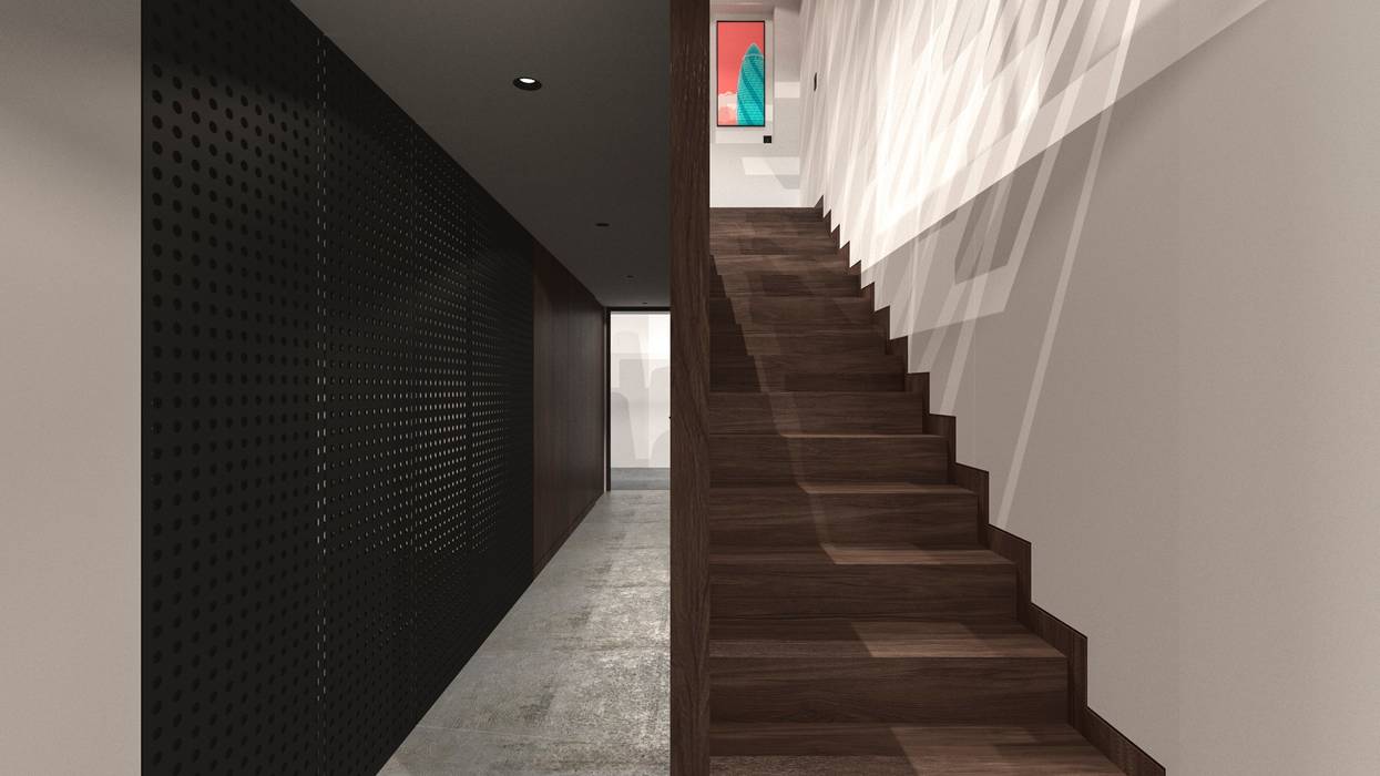 Rio Panuco , TW/A Architectural Group TW/A Architectural Group Tangga Kayu Wood effect Stairs