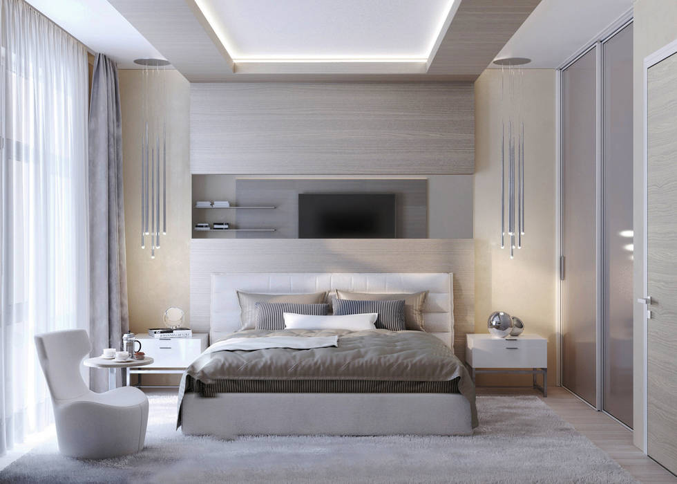 Scandinavian Style Bedroom By Glazov Design Group Konceptualnaya Studiya Dizajna Intererov Scandinavian Homify
