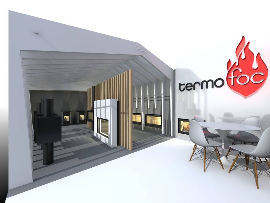 TermoFoc, AR Studio Architects AR Studio Architects Espacios comerciales Lugares para eventos
