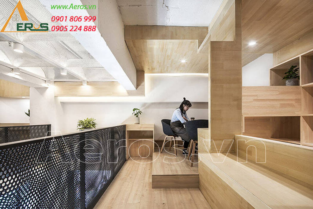 Thiet ke thi cong quan Moc Cafe - Tan Binh, xuongmocso1 xuongmocso1 Commercial spaces Offices & stores