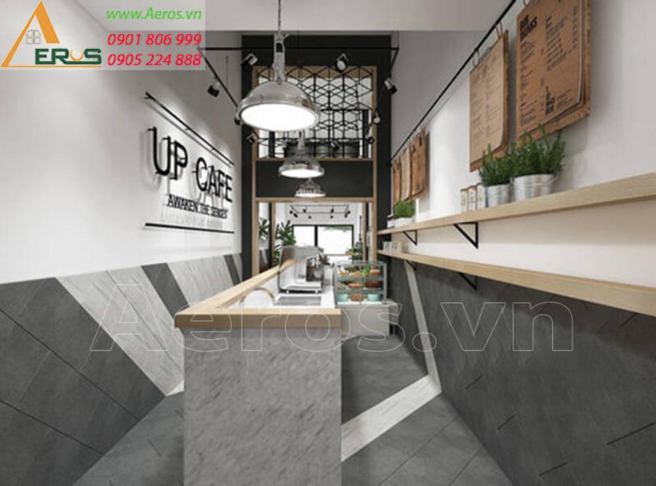 Thiet ke thi cong quan ca phe Up Cafe - Quan 5, xuongmocso1 xuongmocso1 Commercial spaces Offices & stores