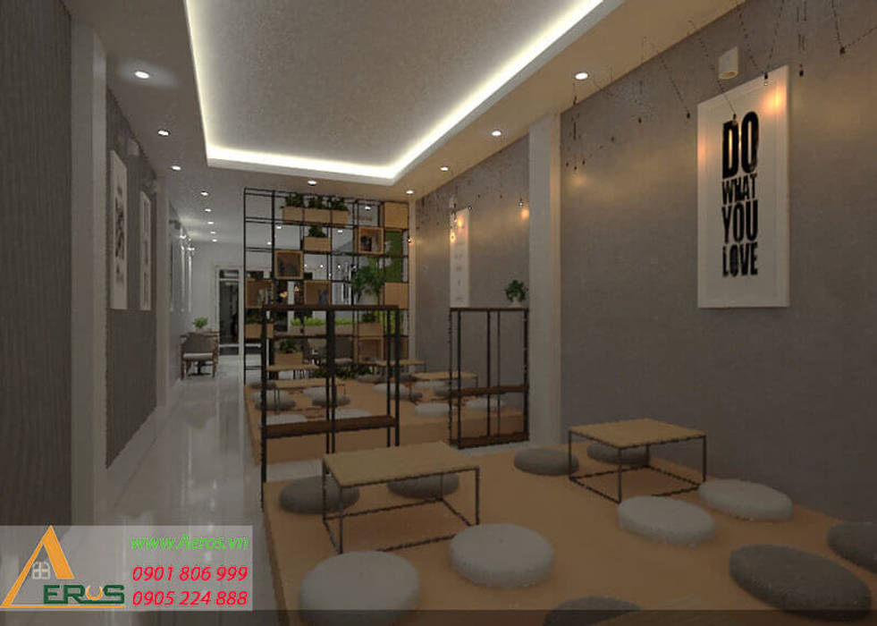 Thiet ke quan cafe Hangout Coffee - Binh Thanh, xuongmocso1 xuongmocso1 Commercial spaces Offices & stores