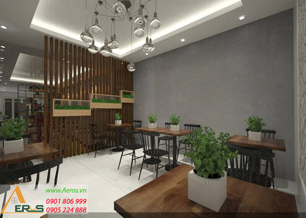 Thiet ke quan cafe Hangout Coffee - Binh Thanh, xuongmocso1 xuongmocso1 Commercial spaces Offices & stores