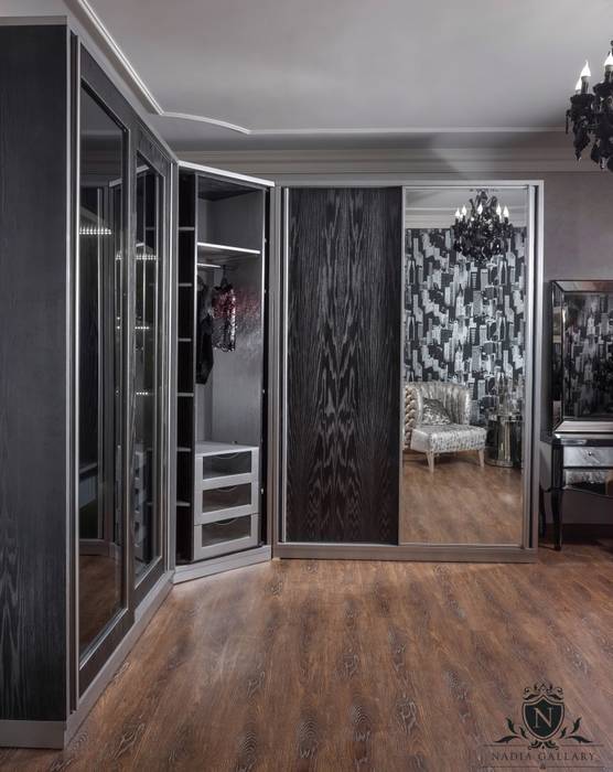 Ultra modern luxury bedroom Never be scared of black, NADIA .Gallery NADIA .Gallery 아시아스타일 주택 우드 우드 그레인 가정 용품