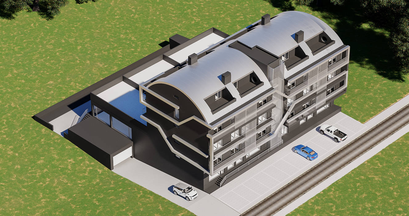 3D ART - Image|Film|Print Modern houses