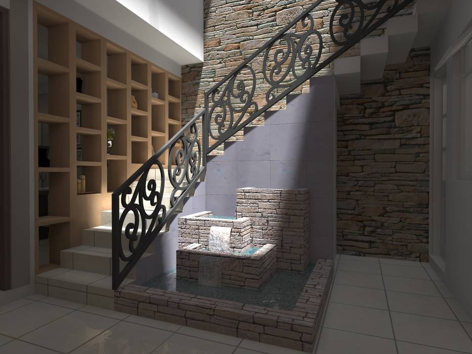 Renovación Santa Rosa, Estudio Arquitectura 9 Estudio Arquitectura 9 Stairs Stone