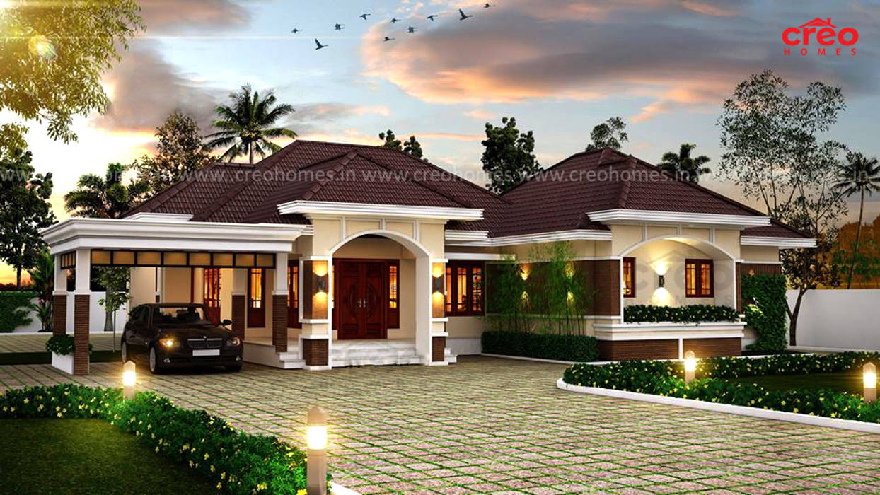 Architects in Kerala, Creo Homes Pvt Ltd Creo Homes Pvt Ltd Asian style houses