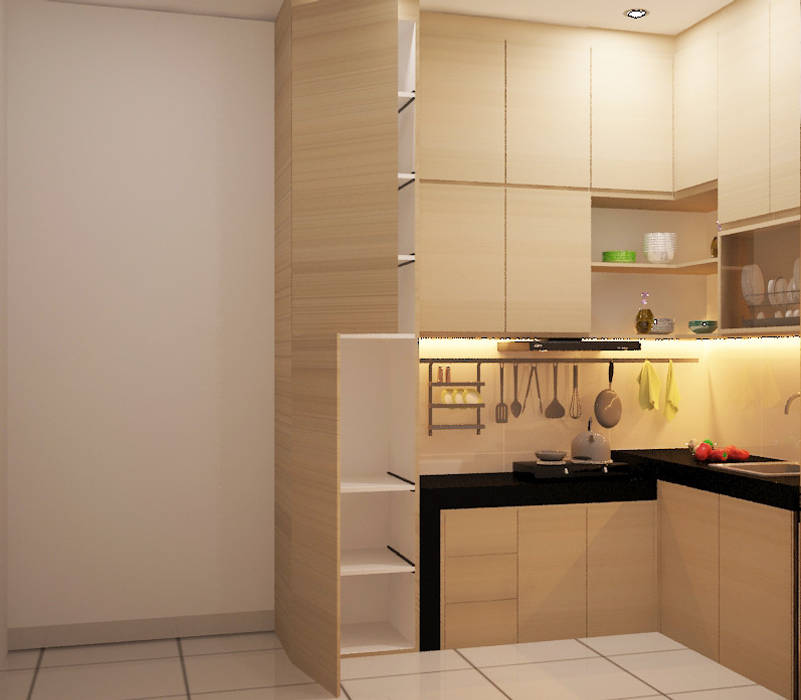 Design awal kitchen Tatami design