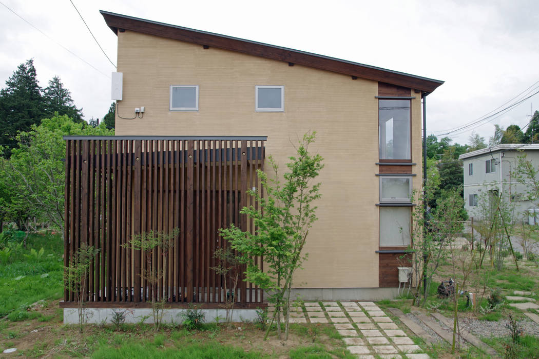 山武の家, 環境創作室杉 環境創作室杉 木造住宅 植物,建物,財産,窓,空,家,土地区画,木,草,木