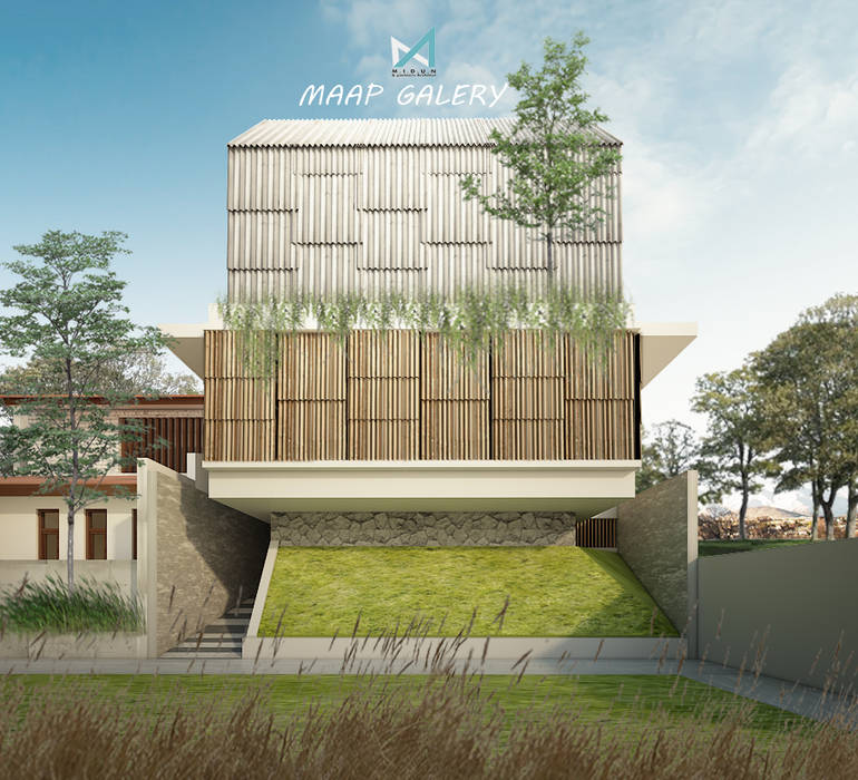 darsono antik house, midun and partners architect midun and partners architect Rumah Gaya Industrial