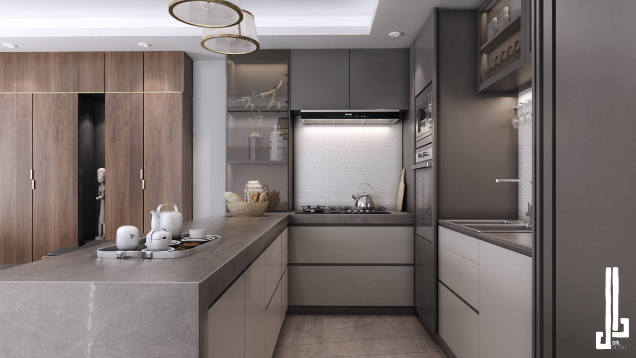 Private apartment | Modern Style, dal design office dal design office Small kitchens