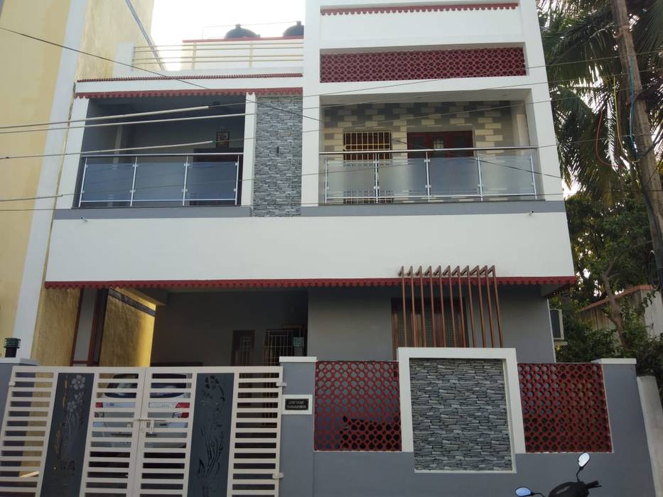 Residential Projects in Chennai, 72° N Design Studio Private Limited 72° N Design Studio Private Limited Bungalows