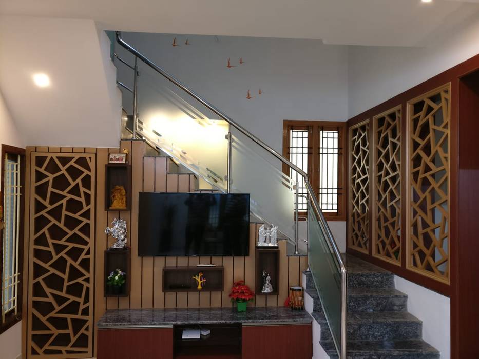 Residential Projects in Chennai, 72° N Design Studio Private Limited 72° N Design Studio Private Limited Escadas
