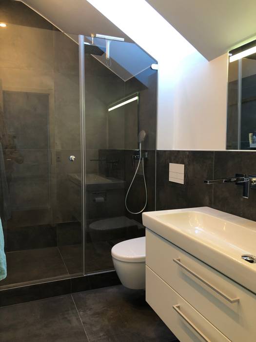 Kundenprojekt - Einfamilien Doppelhaushäfte - Sanierung, Will GmbH Will GmbH Modern bathroom