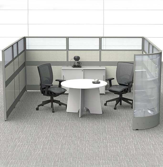 Mesa Redonda para Juntas GREAT+MINI Estudios y despachos modernos Mesa Redonda,sillas para oficina