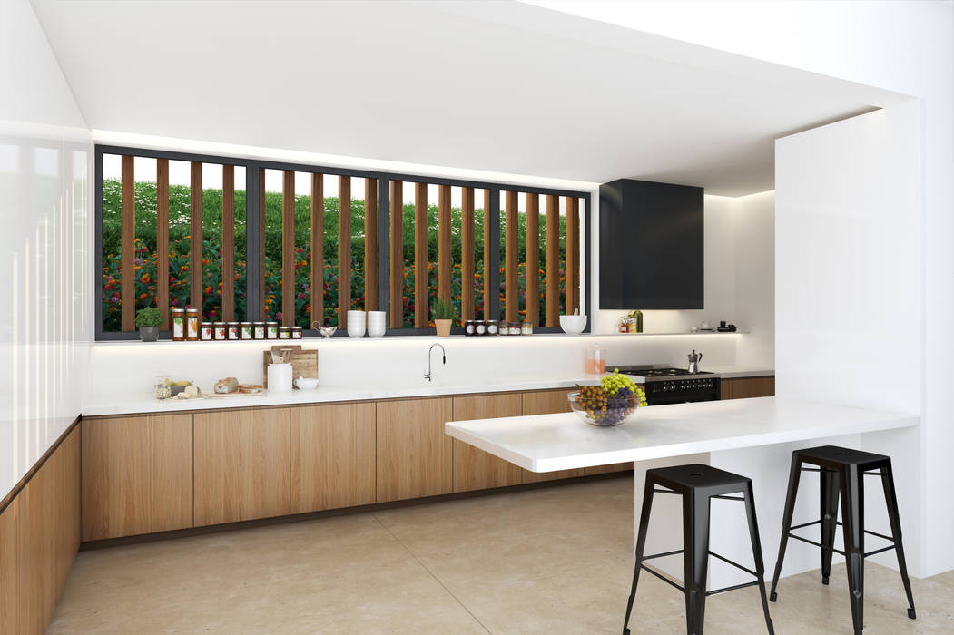 MA.TERIA. ARCHITECTURE SOLUTIONS Kitchen units Wood Wood effect