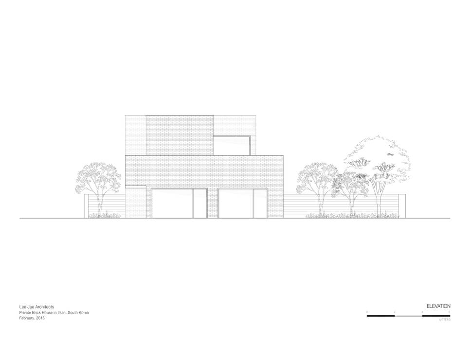 Brick House, Lee Jae Architects: Lee Jae Architects의 현대 ,모던