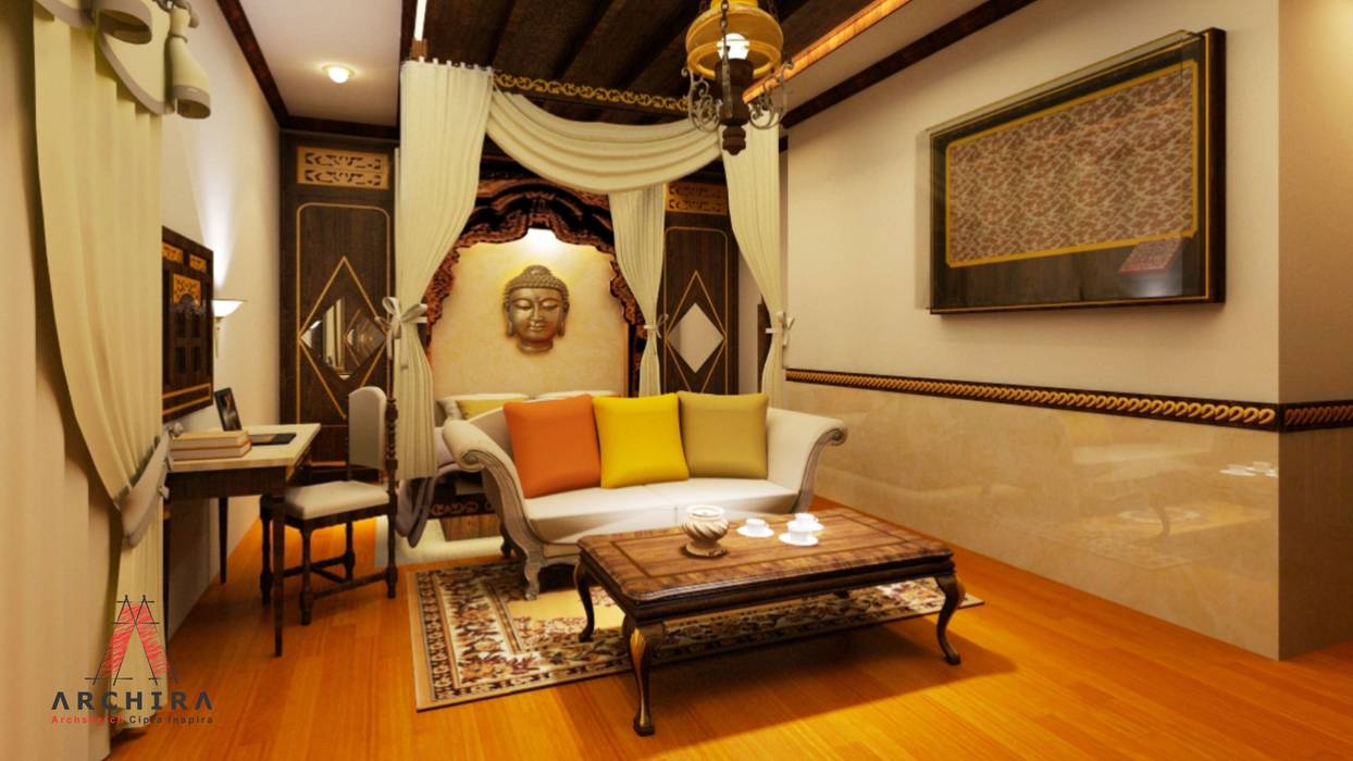 Interior Hotel Manohara, CV. ARCHIRA CV. ARCHIRA مساحات تجارية خشب Wood effect فنادق