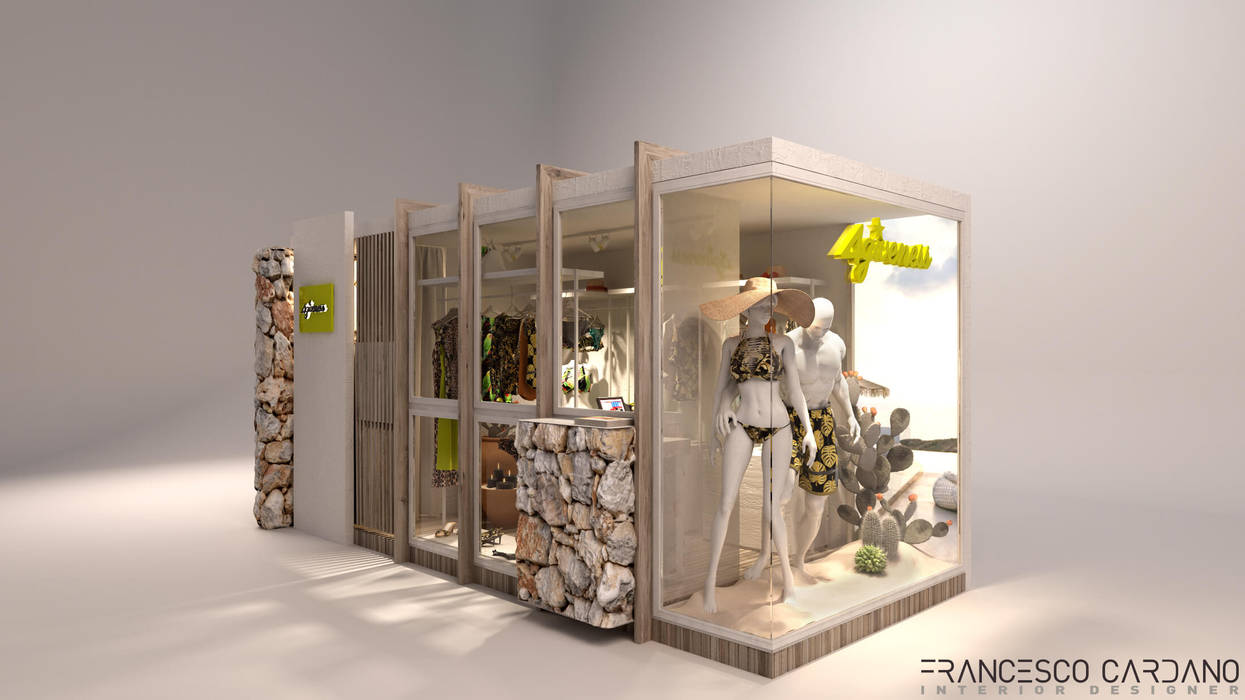 TEMPORARY STORE, FRANCESCO CARDANO Interior designer FRANCESCO CARDANO Interior designer مساحات تجارية مكاتب ومحلات