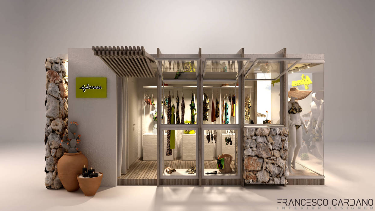 TEMPORARY STORE, FRANCESCO CARDANO Interior designer FRANCESCO CARDANO Interior designer مساحات تجارية مكاتب ومحلات