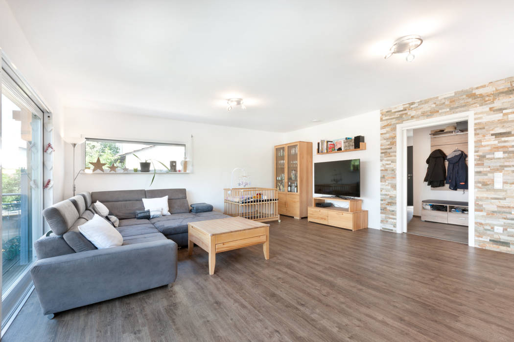 Modern Living Room By Talbau Haus Gmbh Modern Homify