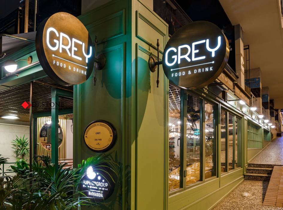 GREY FOOD & DRINK DESTONE YAPI MALZEMELERİ SAN. TİC. LTD. ŞTİ. Ticari alanlar Bar & kulüpler