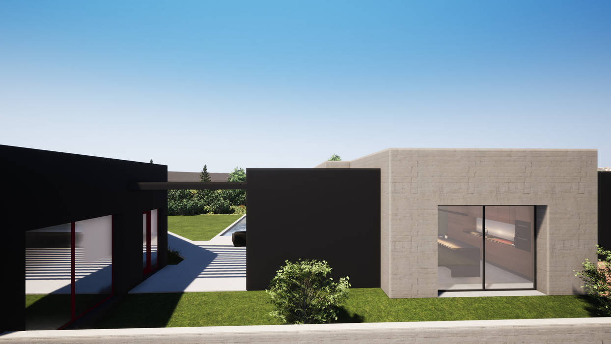 Maison Duo, Franck VADOT Architecture Franck VADOT Architecture منزل بنغالي