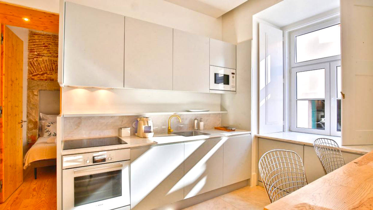 MA.TERIA. ARCHITECTURE SOLUTIONS Cocinas de estilo ecléctico