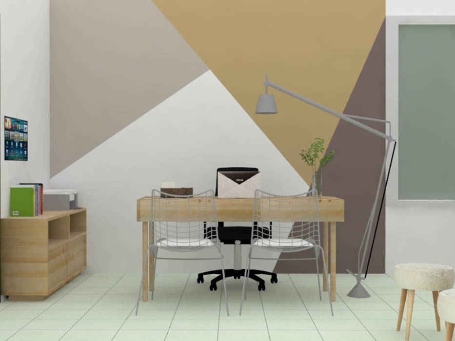 Oficina FRUCAN Decó ambientes a la medida Estudios y despachos de estilo ecléctico