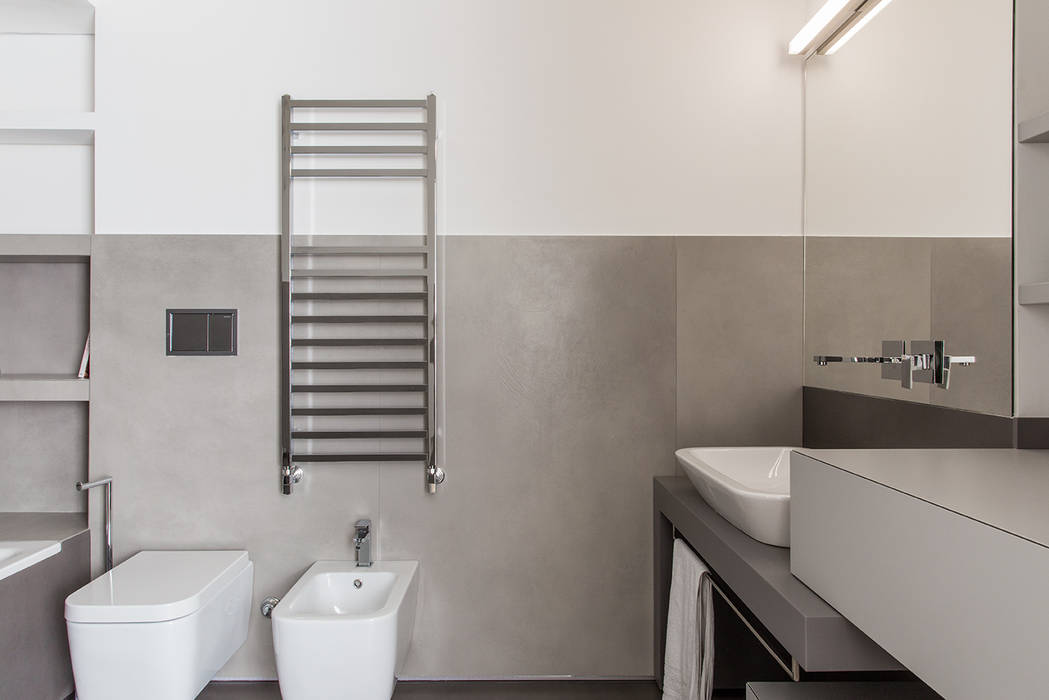 Ristrutturazione 2 Bagni, Orsolini Orsolini Modern Banyo