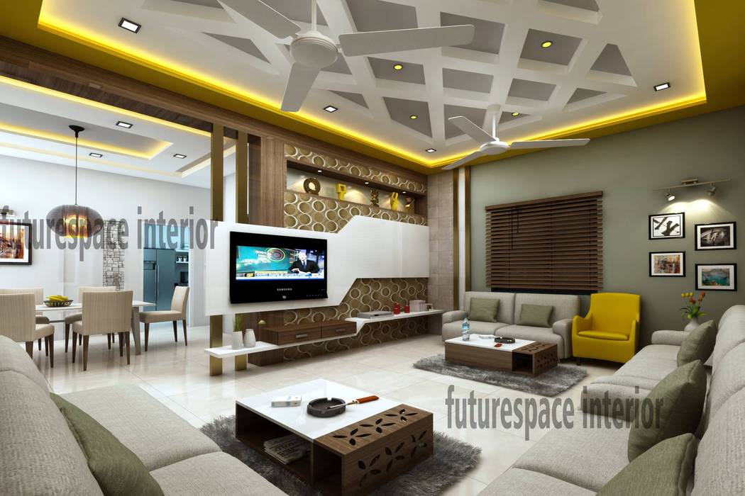 Living rooms and Entertainment centers, Future Space Interior Future Space Interior Вітальня