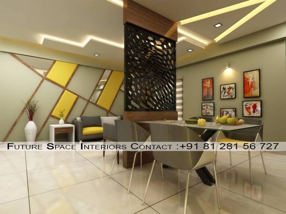 Living Room Partitions Modern Living Room By Future Space Interior