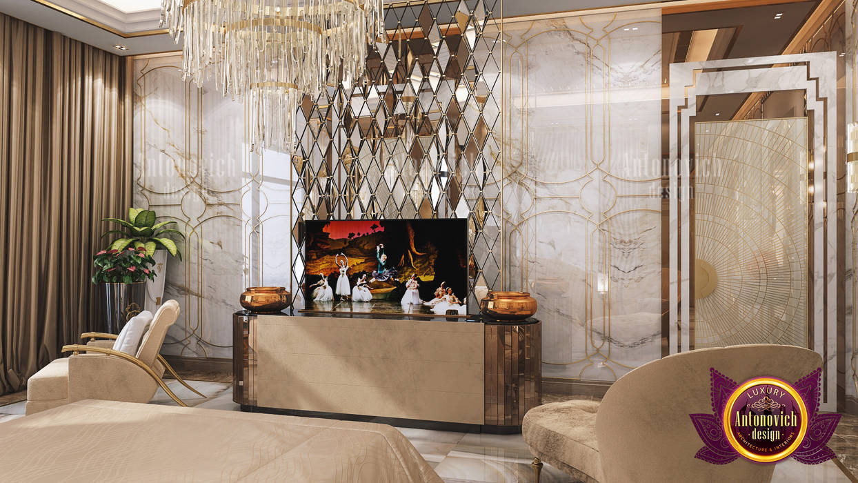 Neat and Stunning Bedroom Interior , Luxury Antonovich Design Luxury Antonovich Design