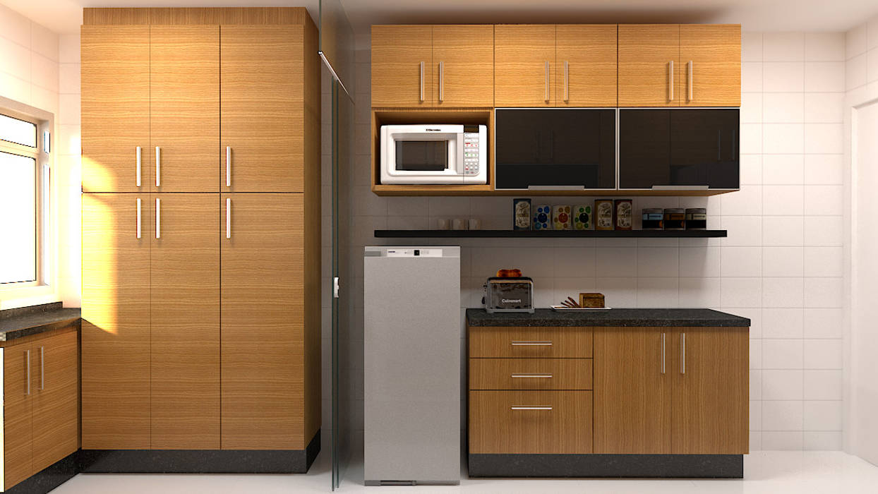 Apartamento Butantã, L.R. ARQUITETURA E ENGENHARIA L.R. ARQUITETURA E ENGENHARIA Small kitchens