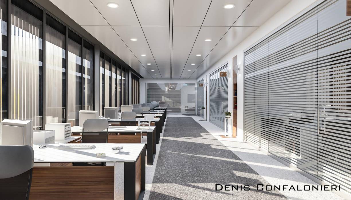 Uffici Rigamonti, Denis Confalonieri - Interiors & Architecture Denis Confalonieri - Interiors & Architecture Commercial spaces Office buildings