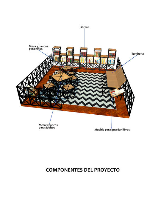 Diseño de mobiliario y espacio para la lectura., Creer y Crear. Arquitectura/Diseño/Construcción Creer y Crear. Arquitectura/Diseño/Construcción Ausgefallene Arbeitszimmer Accessoires und Dekoration