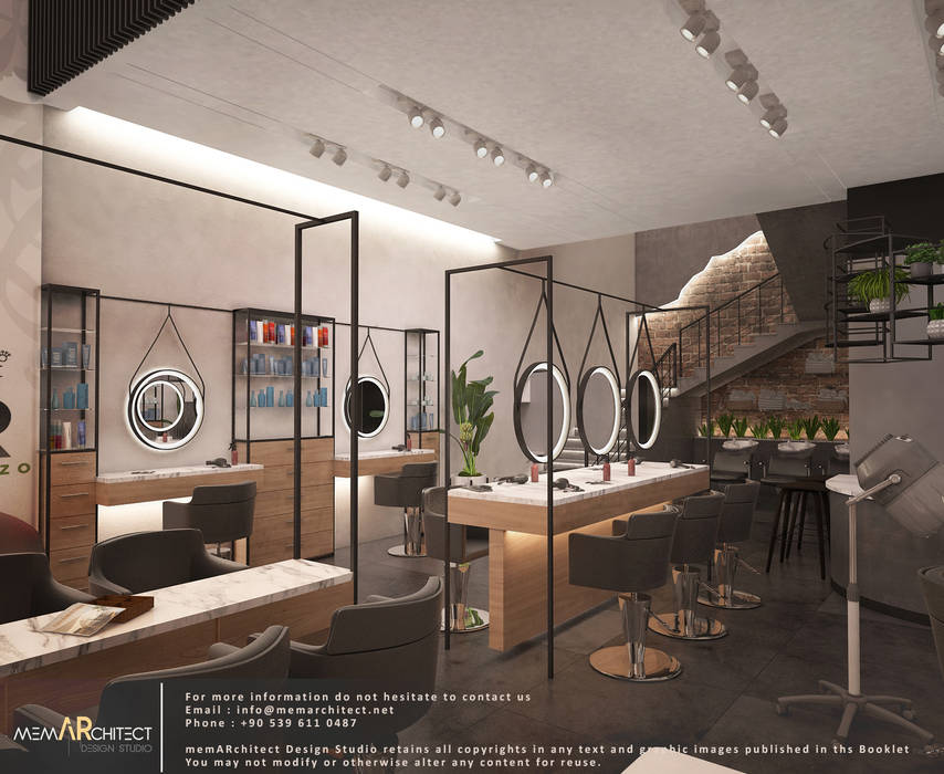 Beauty salon, memarchitect design studio memarchitect design studio أرضيات