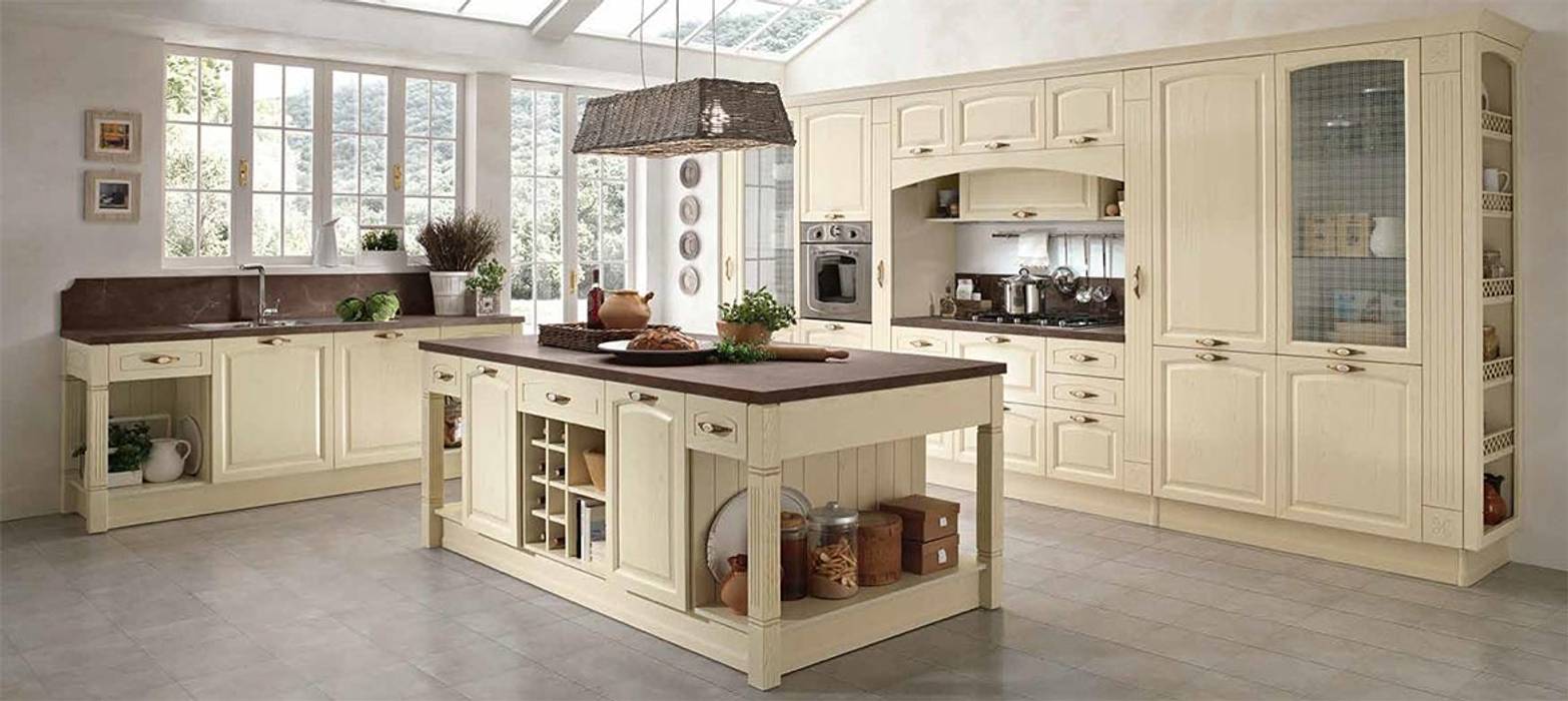 Cucina mida stile shabby e provenzale moderno di ...