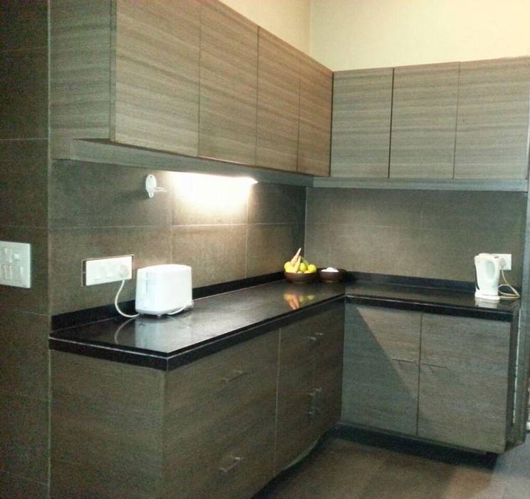 KITCHEN Rashi Agarwal Designs Kitchen units Plywood