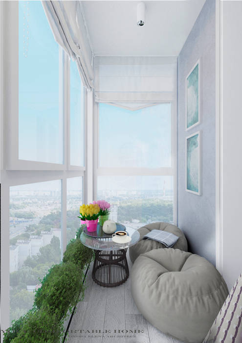 Дизайн-проект современной квартиры, Your Comfortable home Your Comfortable home Balcony