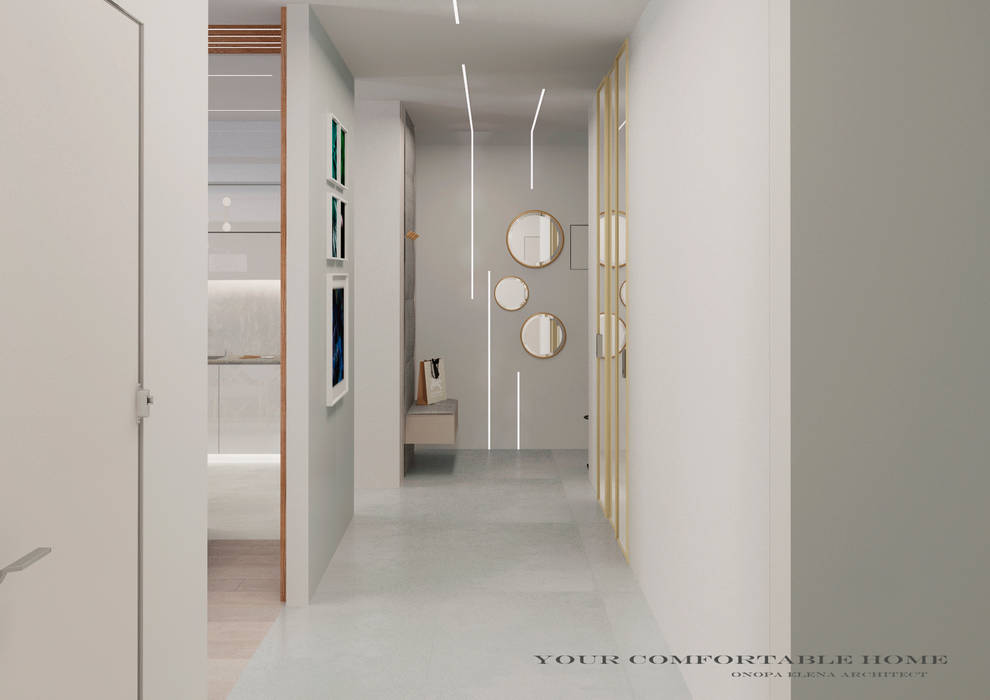 Дизайн-проект современной квартиры, Your Comfortable home Your Comfortable home Коридор