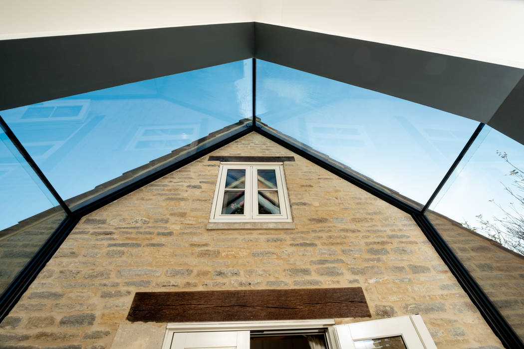 The Stables IQ Glass UK Basement windows Glass Transparent glass link,roof,farmhouse,glazing connection,iq glass