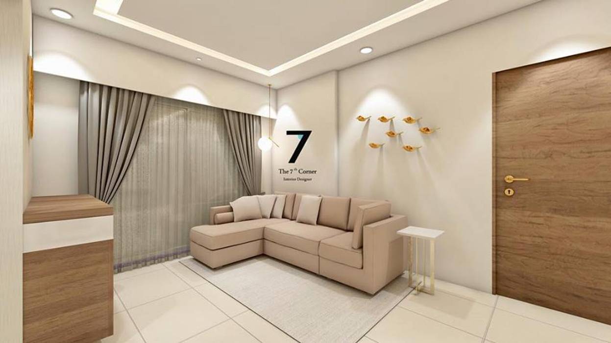 residence at Kandivali link road, The 7th Corner Interior The 7th Corner Interior Kamar tidur anak perempuan