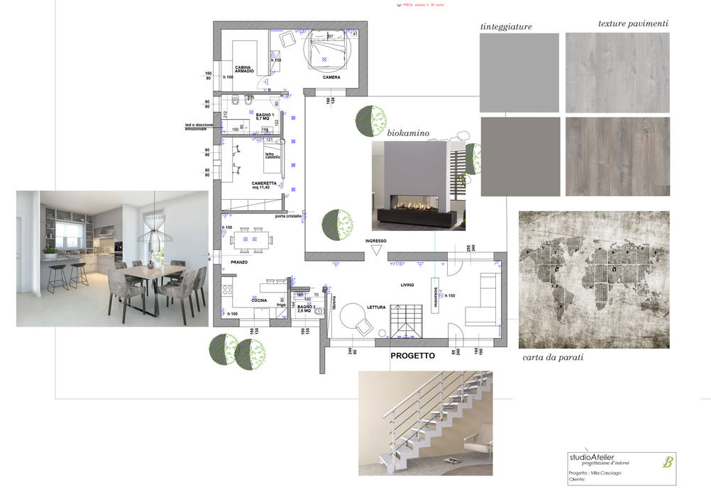 Progettazione di interni Villa Casciago, Silvana Barbato Silvana Barbato Villas