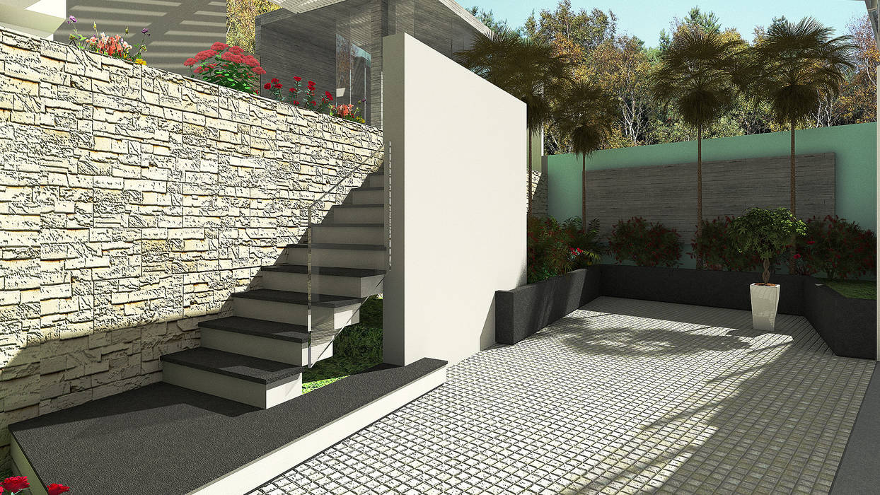 Terraza Proyectos C&H C.A Balcones y terrazas de estilo moderno terraza,moderna,minimalista,remodelacion