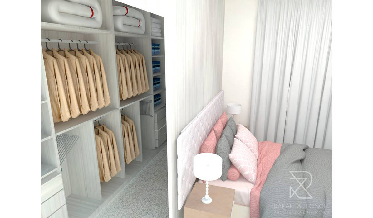 Closet Rafaela Longhi Arquitetura e Interiores Closets MDF