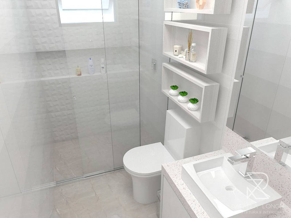 homify Classic style bathroom MDF White