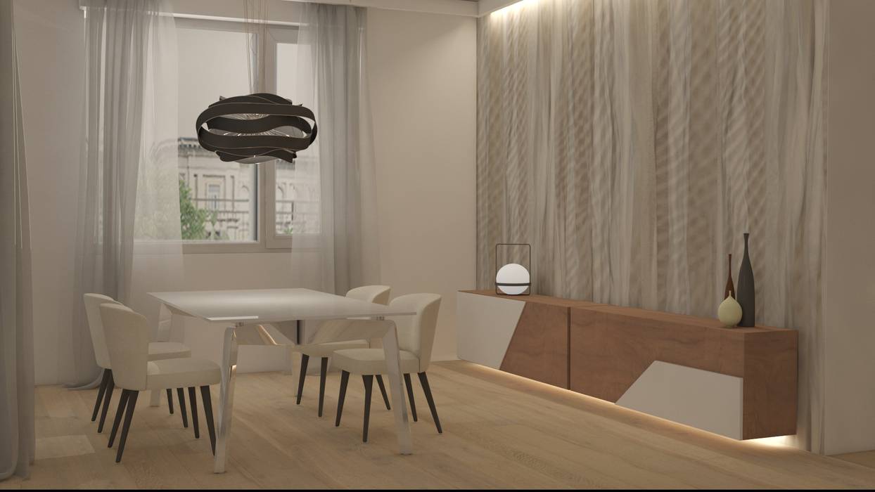 Progettazione d'interni Appartamento a Varese, Silvana Barbato Silvana Barbato Modern dining room