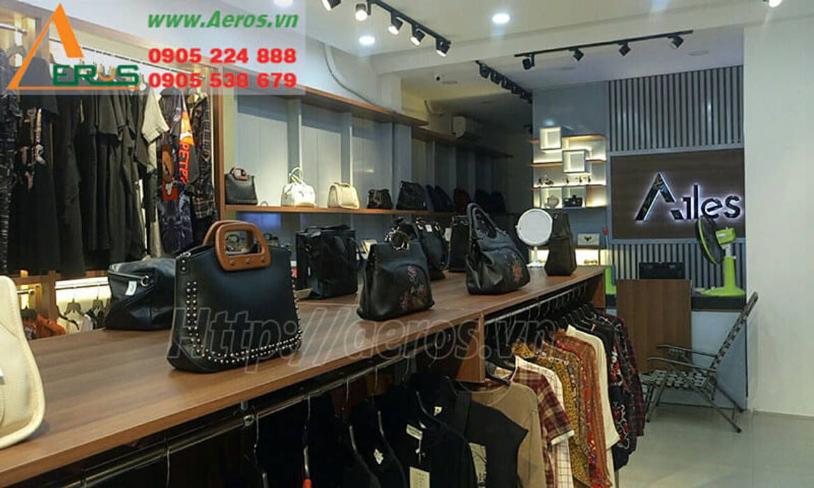 Thiet ke shop thoi trang Ailes - Hoc Mon, xuongmocso1 xuongmocso1 Commercial spaces Offices & stores